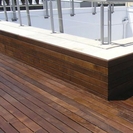 Large communal roof terrace, Athens