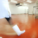 Antimicrobial polyurethane flooring
