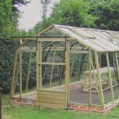 traditional timber glasshouse