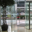 Crystal Glass Revolving Door